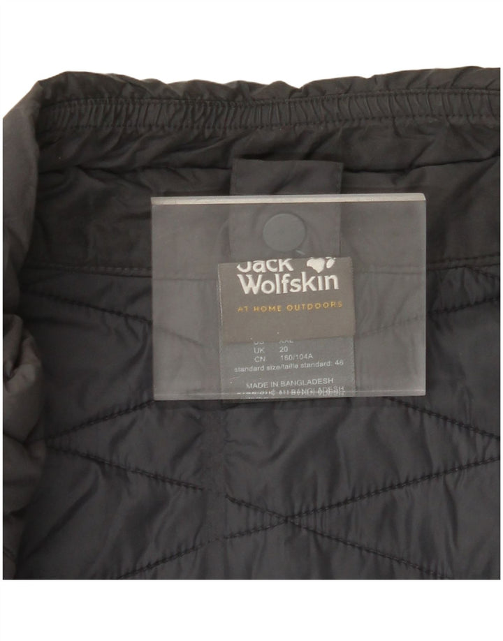 JACK WOLFSKIN Damen Wattierte Weste UK 20 2XL Grau Polyester