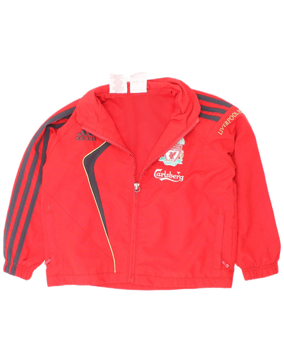Adidas Jungen Liverpool Trainingsanzug Top Jacke 3–4 Jahre Rot Farbblock