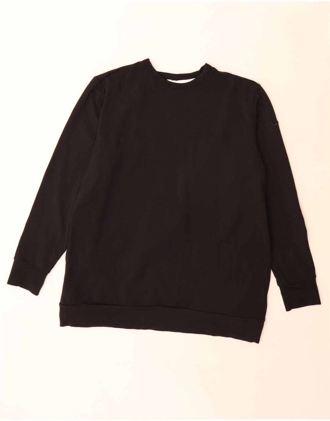 Nike Damen-Sweatshirt Dri Fit in Übergröße, Gr. 14, mittelschwarz