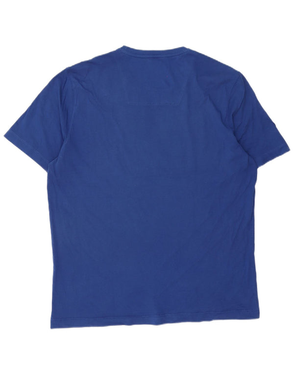 Aeronautica Militare Herren Grafik T-Shirt Top 2XL Blau