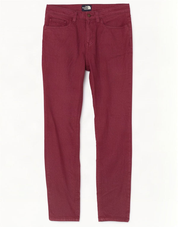 The North Face Damen Skinny Jeans US 4 Small W27 L27 Burgund Baumwolle