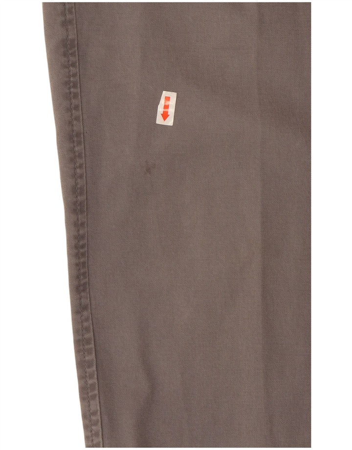 Gerade Herren-Chinohose von Marks & Spencer, Breite 34, Länge 29, Grau, Baumwolle