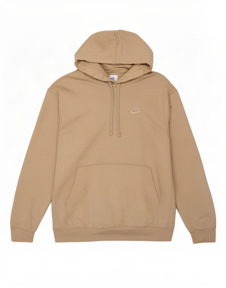 Nike Herren Kapuzenpullover, Größe S, Beige, Baumwolle
