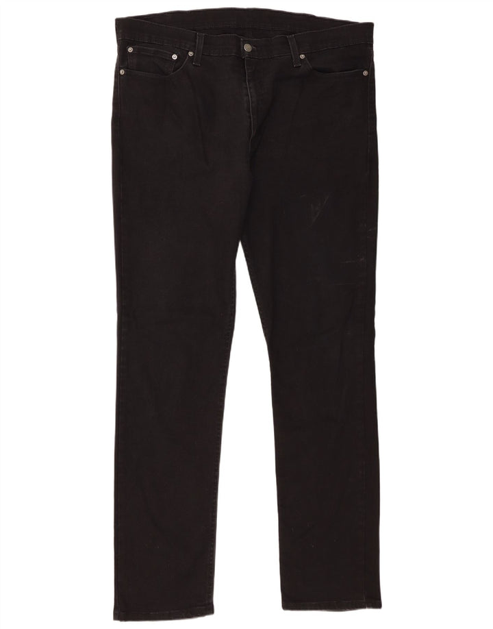 Levi's Herren 511 Slim Jeans W38 L34 Schwarze Baumwolle