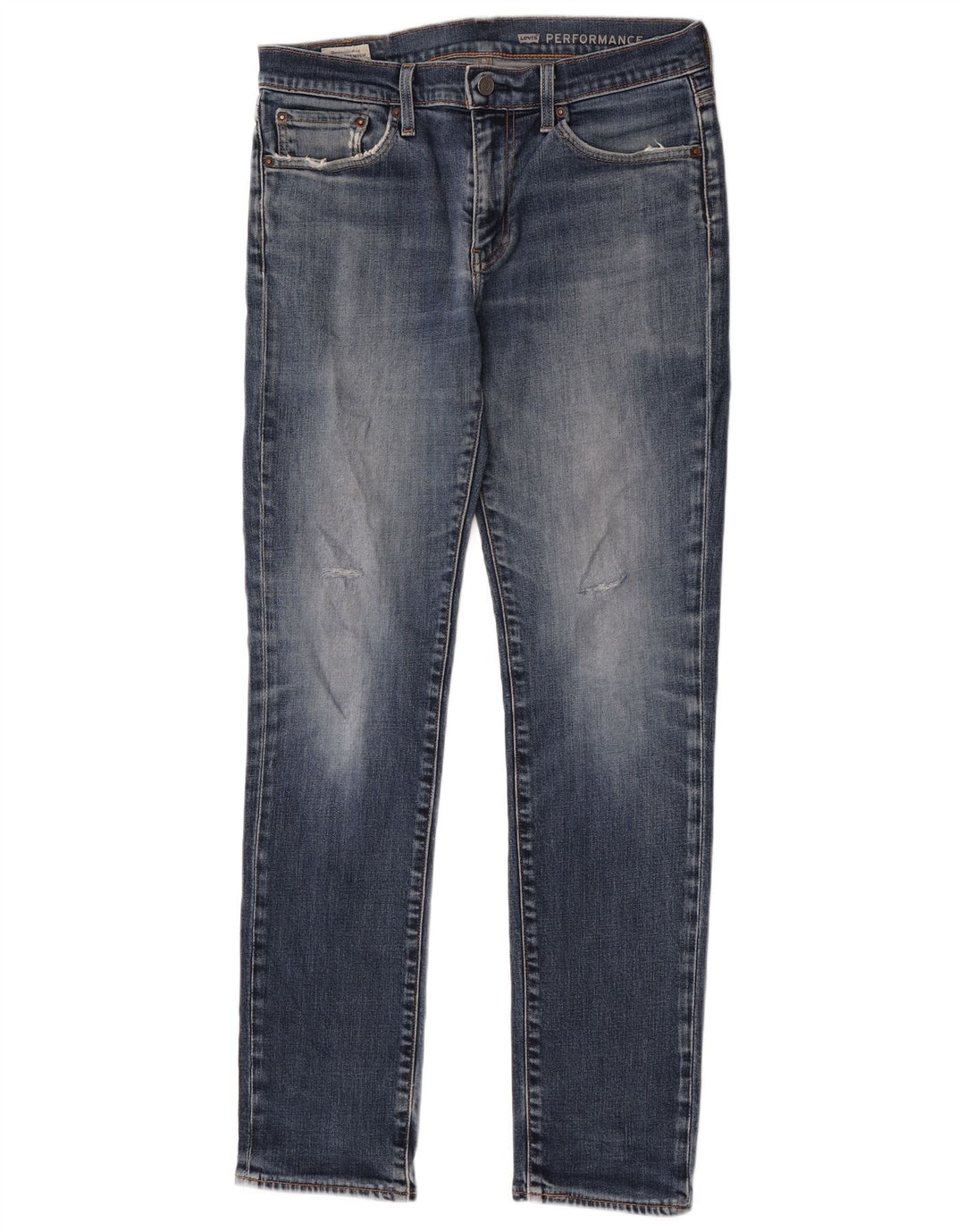 Levi's Damen 511 Slim Jeans W32 L34 Blaue Baumwolle