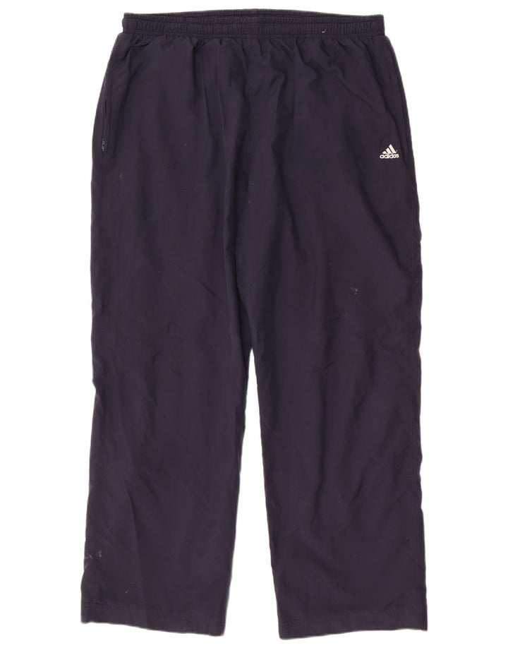 Adidas Herren-Trainingshose, groß, marineblau, Polyester