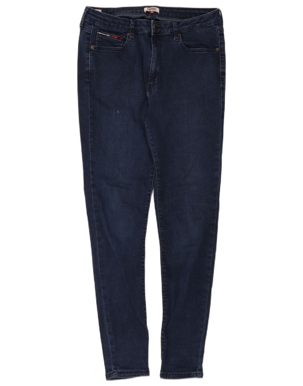 Tommy Hilfiger Damen Skinny Jeans W30 L30 Marineblau Baumwolle