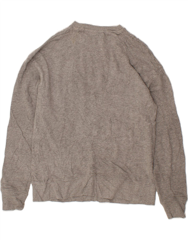 JACK & JONES Mens Graphic Sweatshirt Jumper Medium Grey Cotton Vintage Jack & Jones and Second-Hand Jack & Jones from Messina Hembry 