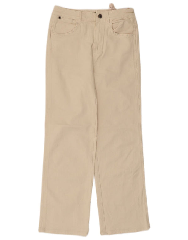 Massimo Dutti Damen Gerade Freizeithose EU 34 2XS W24 L26 Beige