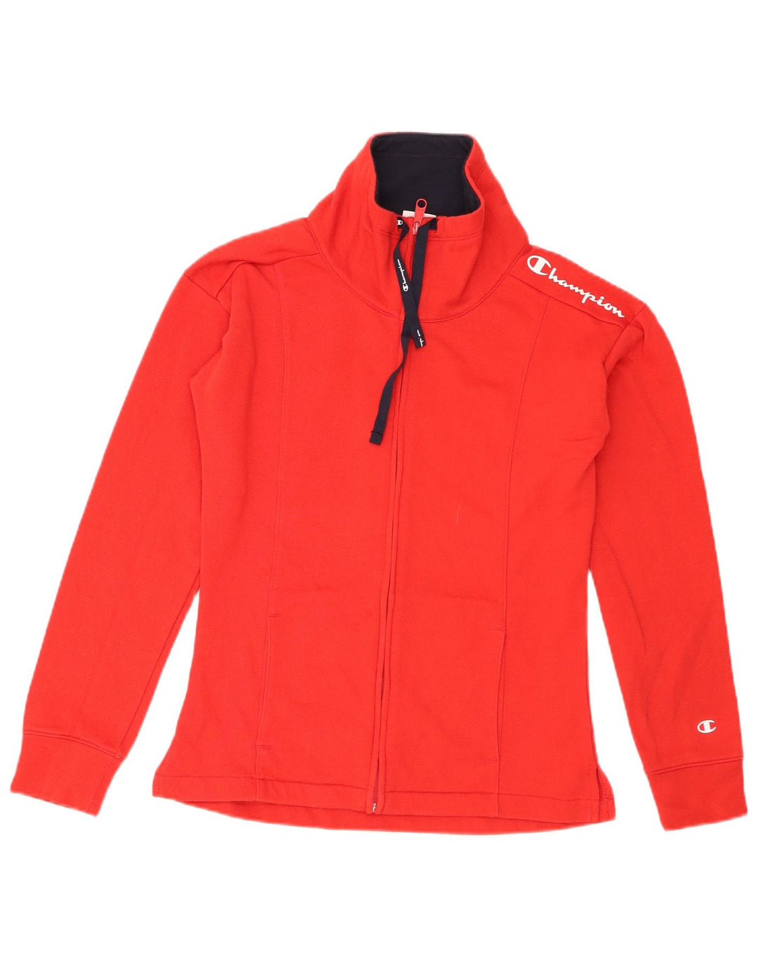 Champion Damen-Trainingsanzugoberteil mit Grafik, Größe UK 12, mittelrot, Baumwolle