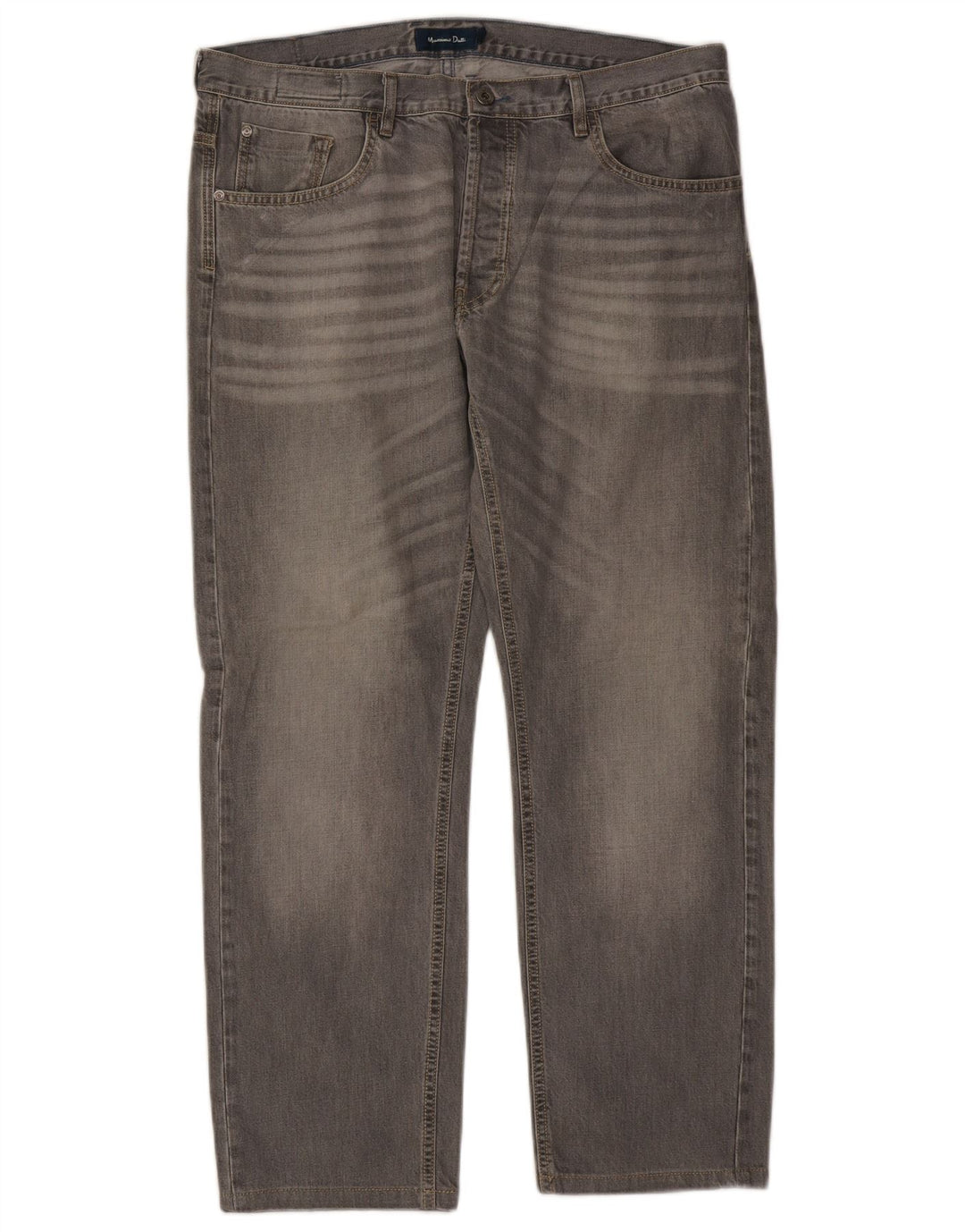 Massimo Dutti Herren Slim Jeans EU 46 XL W36 L28 Grau