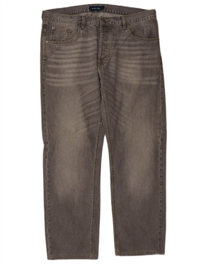 Massimo Dutti Herren Slim Jeans EU 46 XL W36 L28 Grau