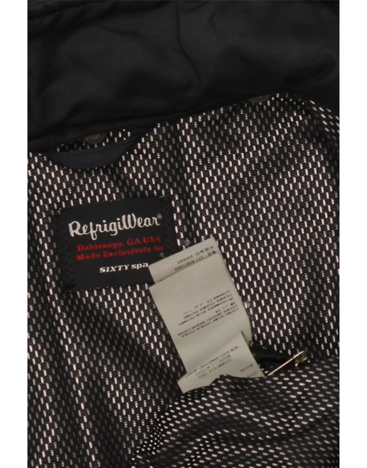 REFRIGIWEAR Wattierter Damenmantel mit Kapuze, UK 14, mittelblau, Polyamid