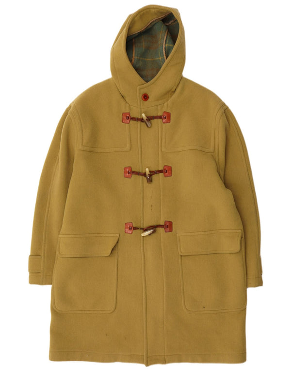 Vintage Herren Dufflecoat mit Kapuze IT 52 XL Gelb