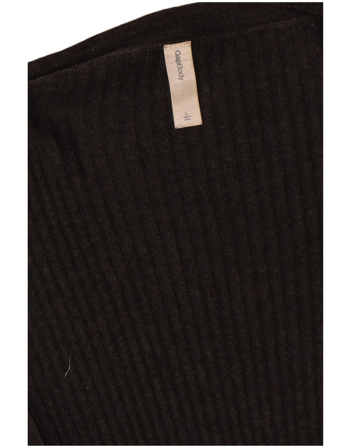 GAP Damen Longline Open Cardigan Pullover UK 16 Large Grau