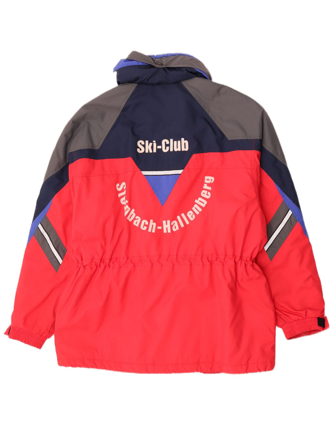 Diadora Herren-Skijacke mit Grafik, UK 42, XL, rotes Farbblock-Polyester