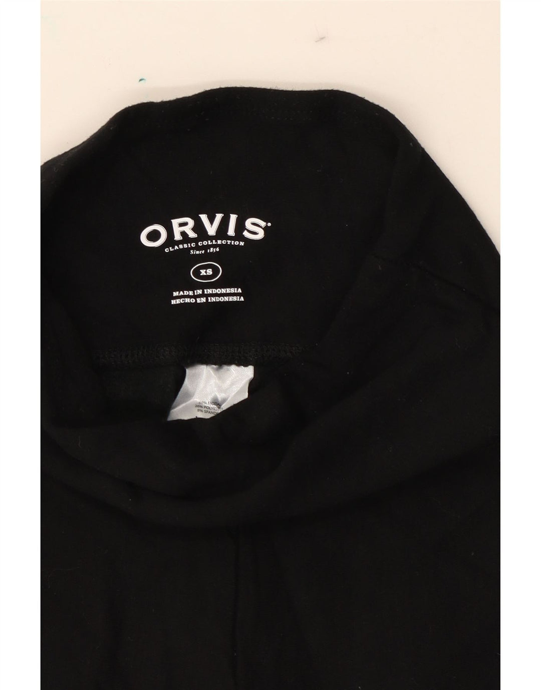 ORVIS Womens Leggings UK 4 XS  Black Modal Vintage Orvis and Second-Hand Orvis from Messina Hembry 
