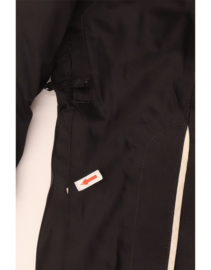 Columbia Damen-Windbreakerjacke mit Kapuze, UK 16, Größe L, Schwarz, Polyester