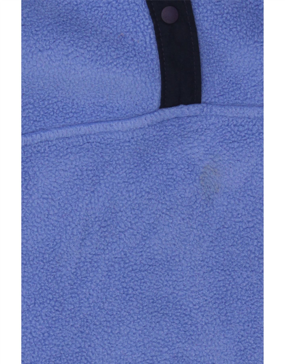 L.L.BEAN Damen-Fleecepullover mit Knopfkragen, UK 14, Mittelblau, Polyester