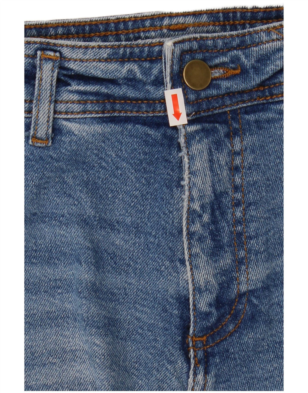 ZARA Mädchen-Jeans mit weitem Bein, 9–10 Jahre, W24, L22, Blau