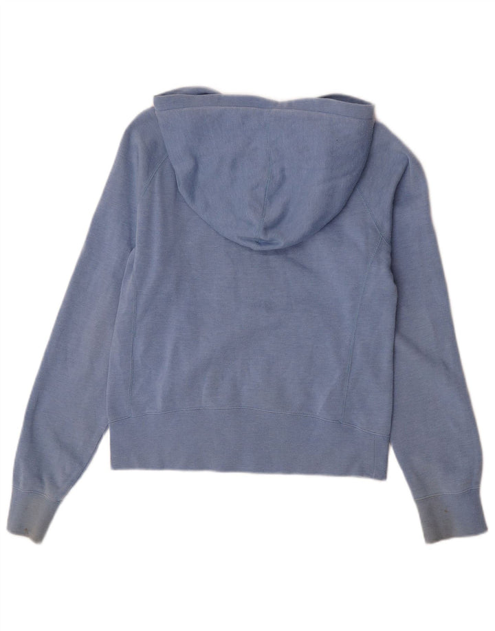 Hurley Damen-Pullover mit übergroßem grafischem Kapuzenpullover, Gr. 10, Größe S, Blau, Baumwolle