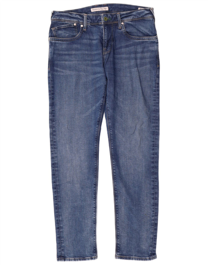PEPE Jeans Herren-Jeans mit niedriger Taille, schmal, W32, L32, Blau
