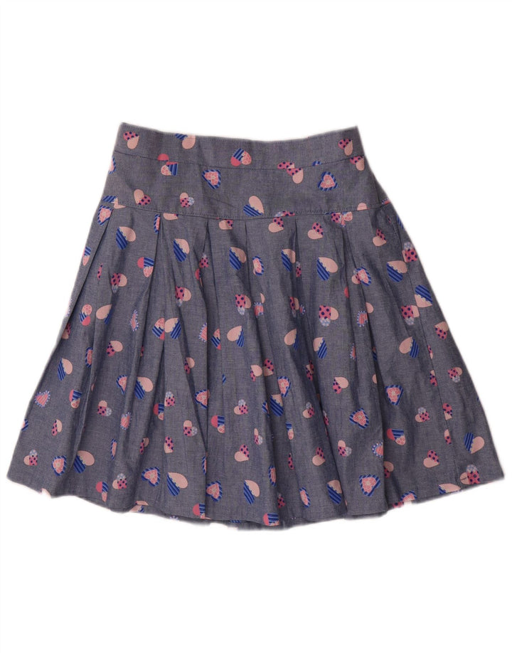 Vintage Damen 2-teiliges Rockset Medium W32 Blau Geometrisch