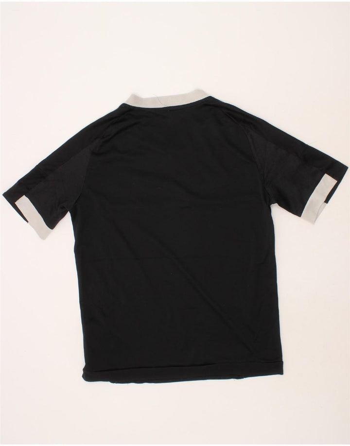 ADIDAS Boys Climacool T-Shirt Top 11-12 Years Black Polyester Vintage Adidas and Second-Hand Adidas from Messina Hembry 