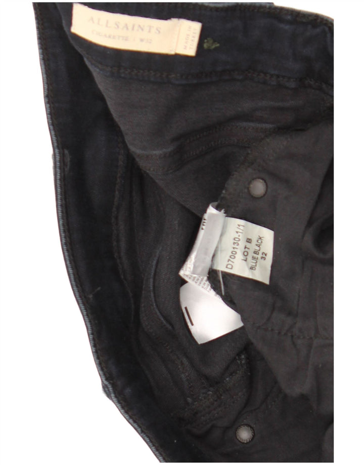 All Saints Herren-Zigaretten-Slim-Jeans, W32, L32, marineblaue Baumwolle