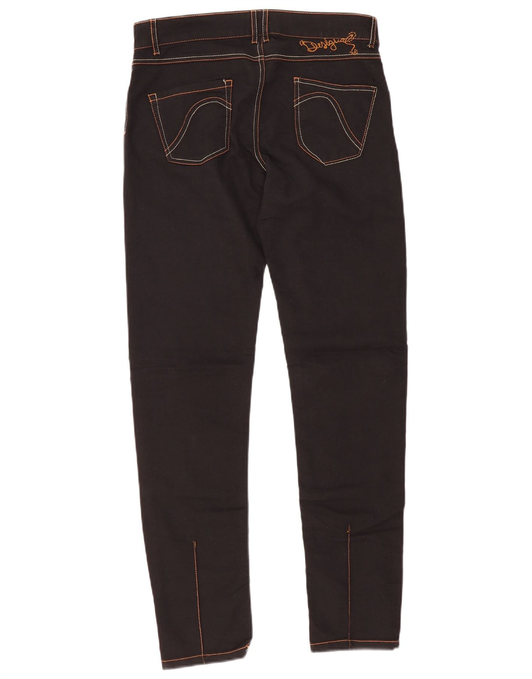 Desigual Damen Slim Freizeithose W30 L30 Schwarz