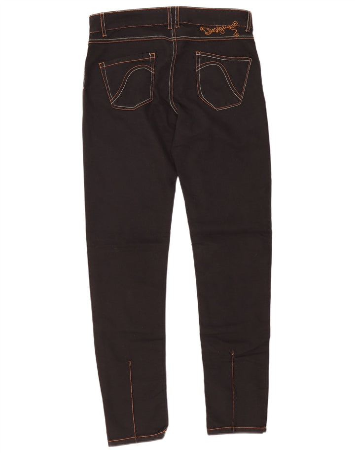 Desigual Damen Slim Freizeithose W30 L30 Schwarz