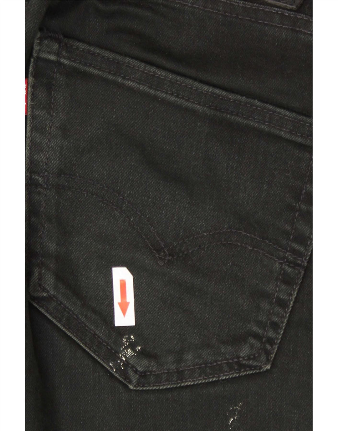 Levi's Herren Slim Jeans W34 L34 Schwarze Baumwolle