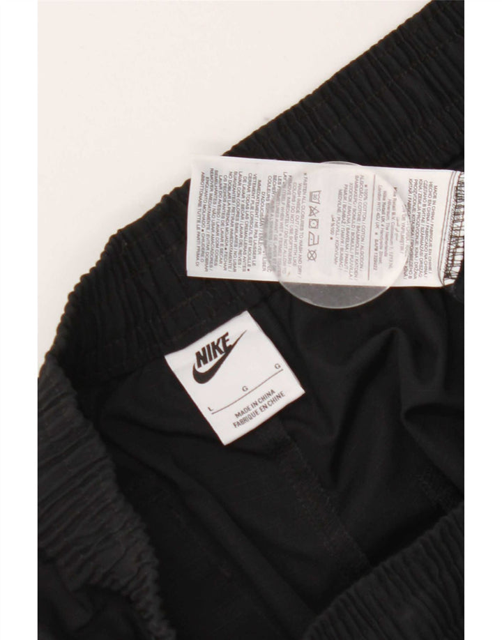 Nike Herren Cargo-Shorts, Größe L, W34, schwarze Baumwolle