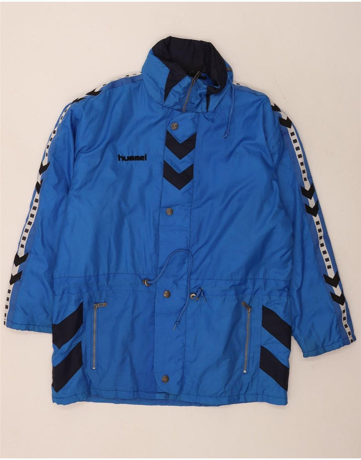 Hummel Herren Loose Fit Graphic Windjacke UK 38 Mittelblau