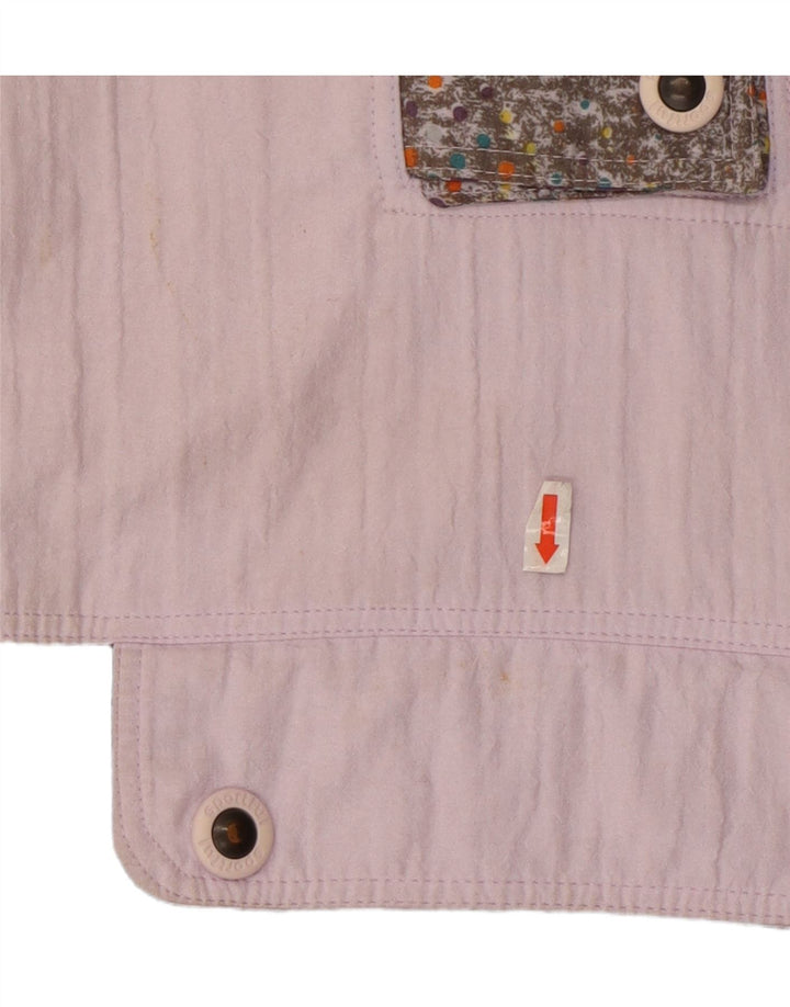 CROSS COUNTRY Damen Anorakjacke IT 44 Mittellila Farbblock