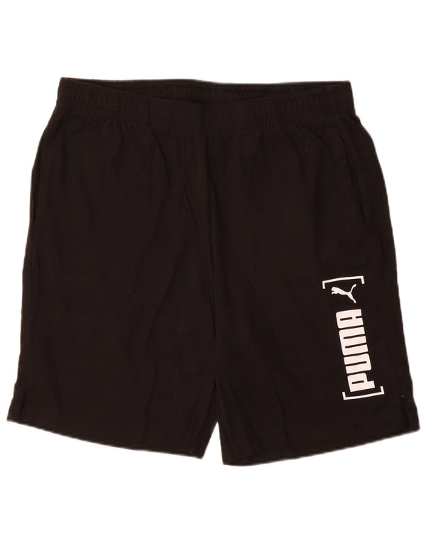 PUMA Herren Graphic Sport Shorts Large Schwarz