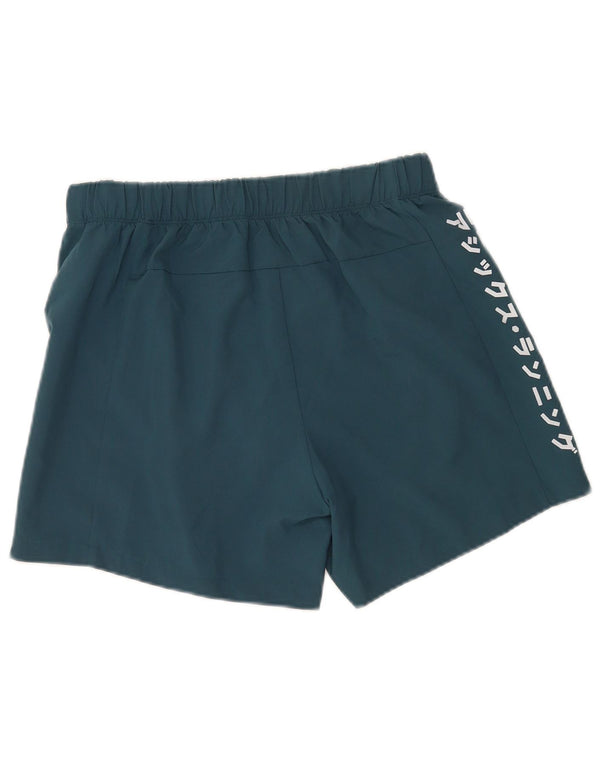 Asics Herren Graphic Sport Shorts Medium Marineblau Polyester