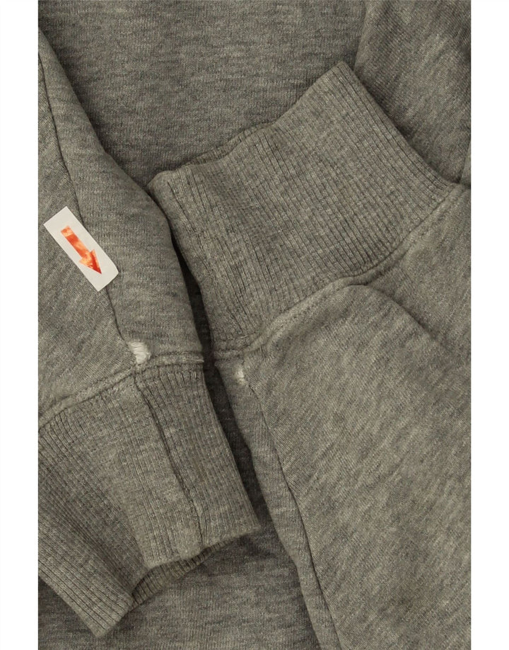 Champion Damen Sweatshirt Pullover UK 14 Mittelgrau meliert