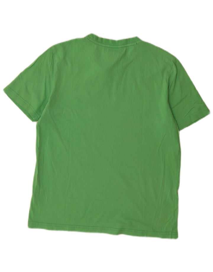 Puma Herren T-Shirt Top Small Grün Baumwolle