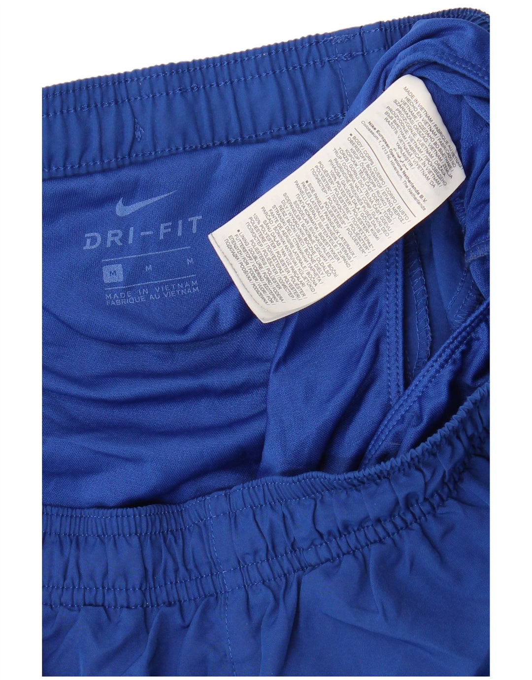 NIKE Herren Dri Fit Graphic Sport Shorts Mittelblaues Polyester