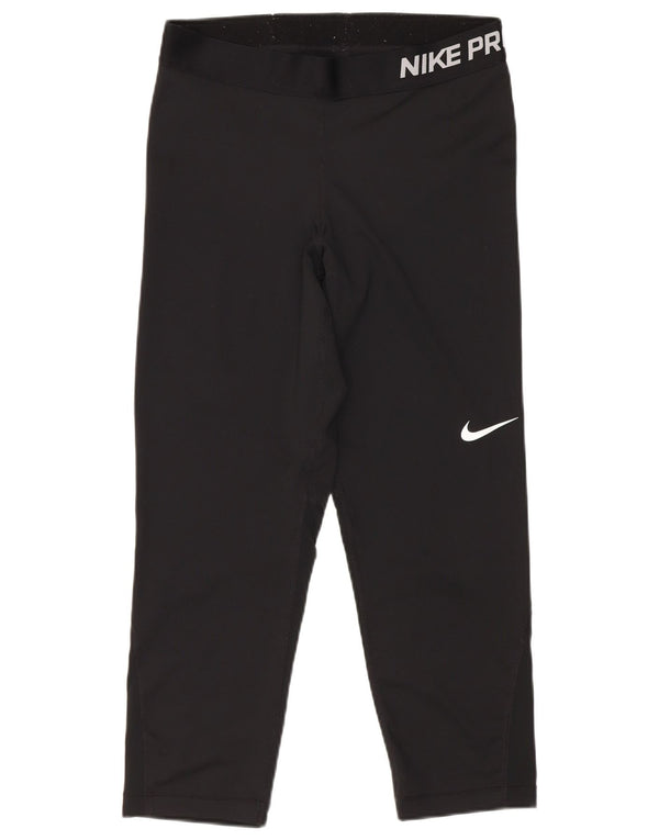 Nike Womens Graphic Capri Leggings Medium W26 L21 Black