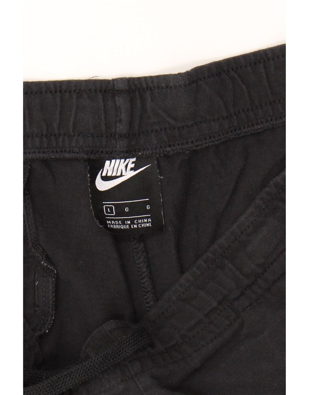NIKE Mens Sport Shorts Large  Black Cotton