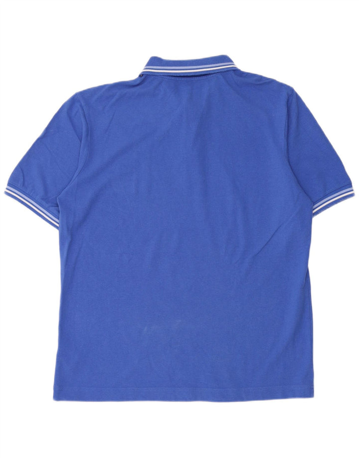 Kappa Herren-Poloshirt, große blaue Baumwolle