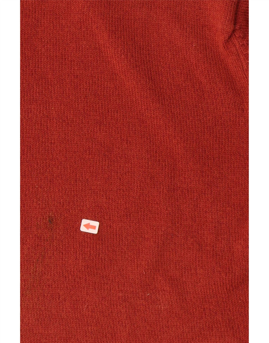 Marks & Spencer Herren-Pullover mit Rundhalsausschnitt, reguläre Passform, große rote Baumwolle