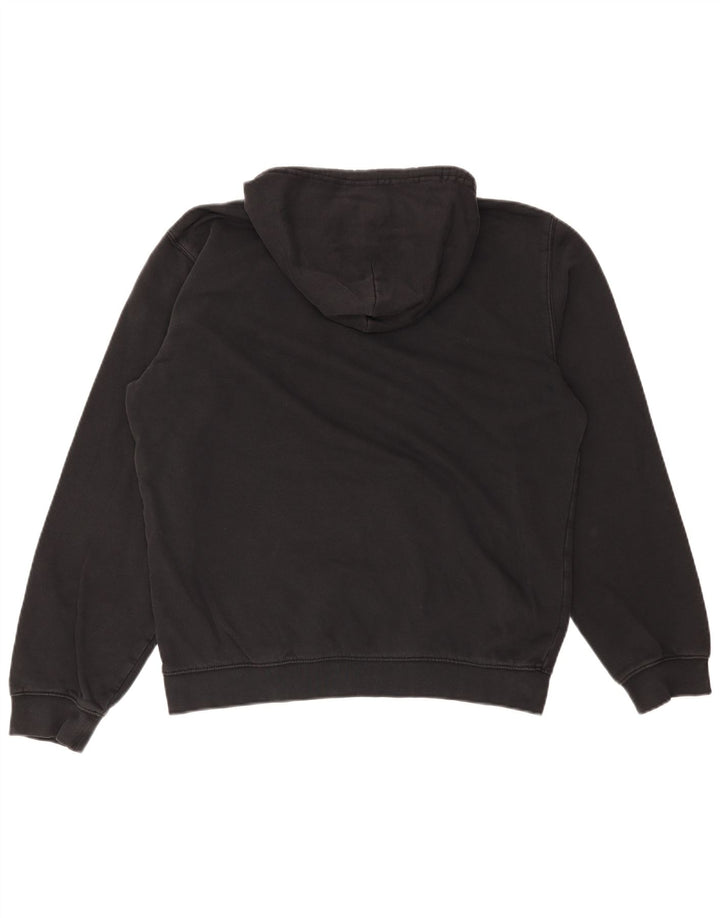 CHAMPION Herren-Kapuzenpullover, groß, aus schwarzer Baumwolle
