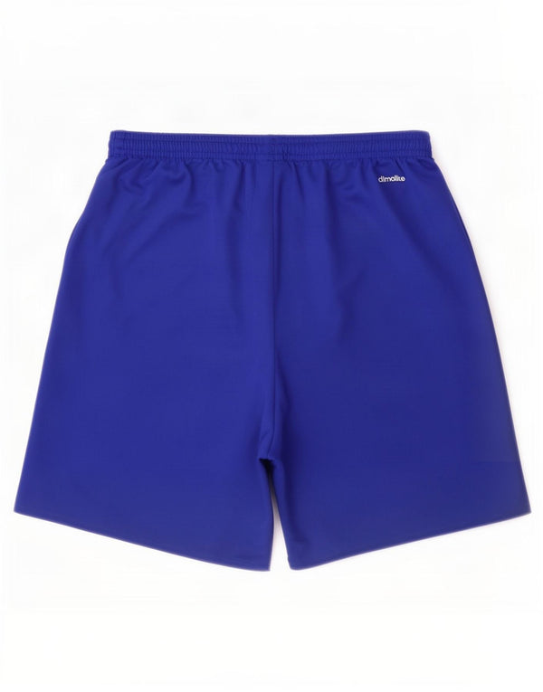 Adidas Mens Climalite Sport Shorts Medium Blue Polyester