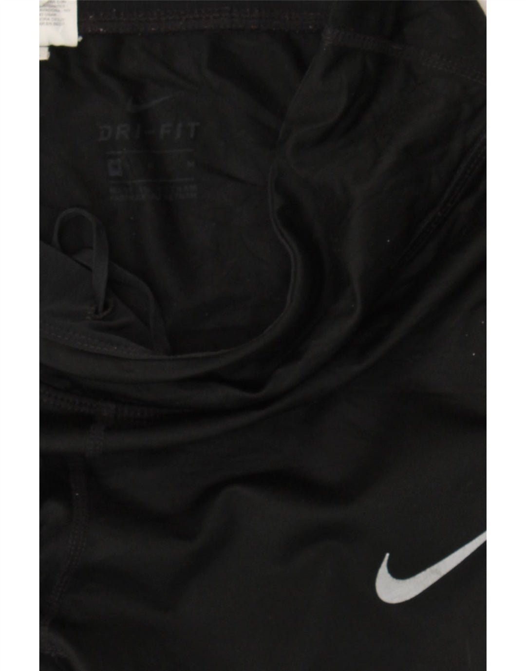NIKE Womens Dri Fit Tracksuit Trousers UK 12 Medium Black Polyester Vintage Nike and Second-Hand Nike from Messina Hembry 