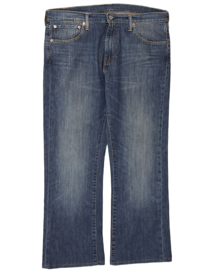 Levi's Herren 527 Bootcut Jeans W36 L28 Blaue Baumwolle
