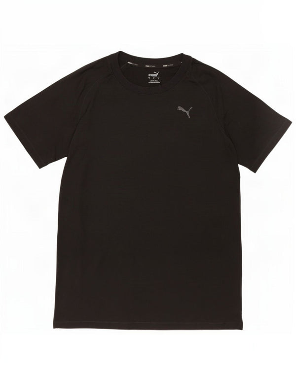 Puma Herren T-Shirt Top Small Schwarz Polyester