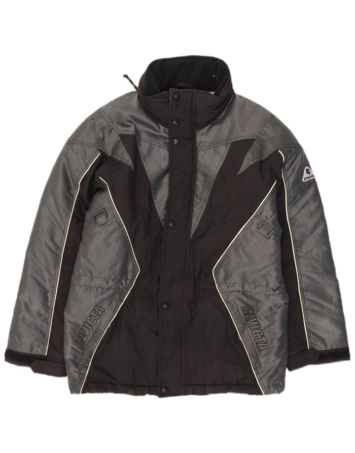 Invicta Womens Graphic Windjacke UK 14 Large Schwarz Colourblock